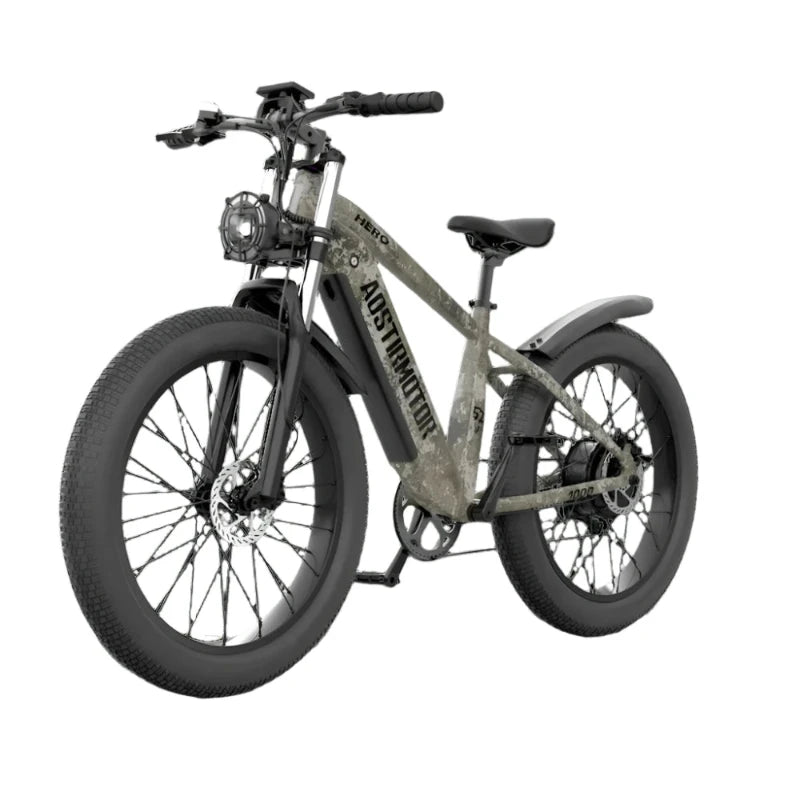 Aostirmotor Hero 1000W 52V Off Road Fat Tire Electric Bike VoltCraft eBikes