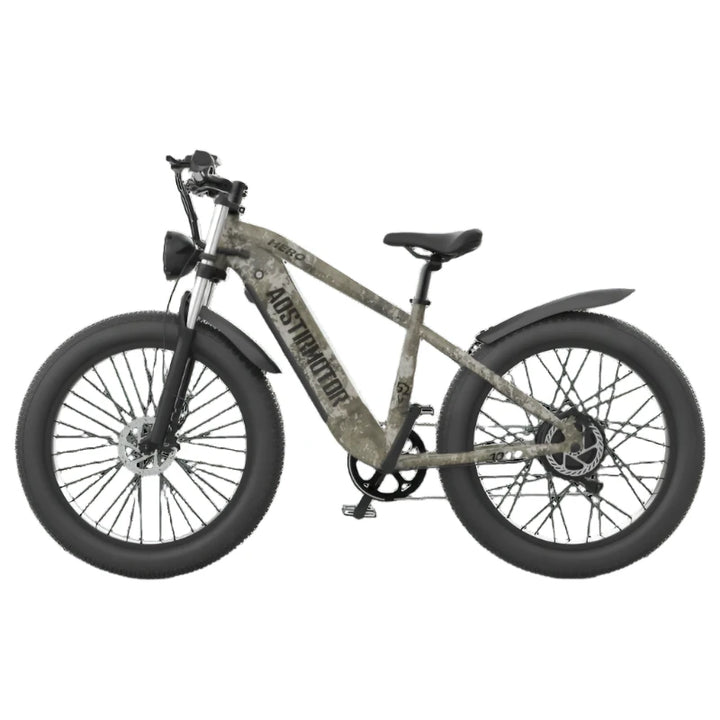 Aostirmotor Hero 1000W 52V Off-Road Fat Tire Electric Bike