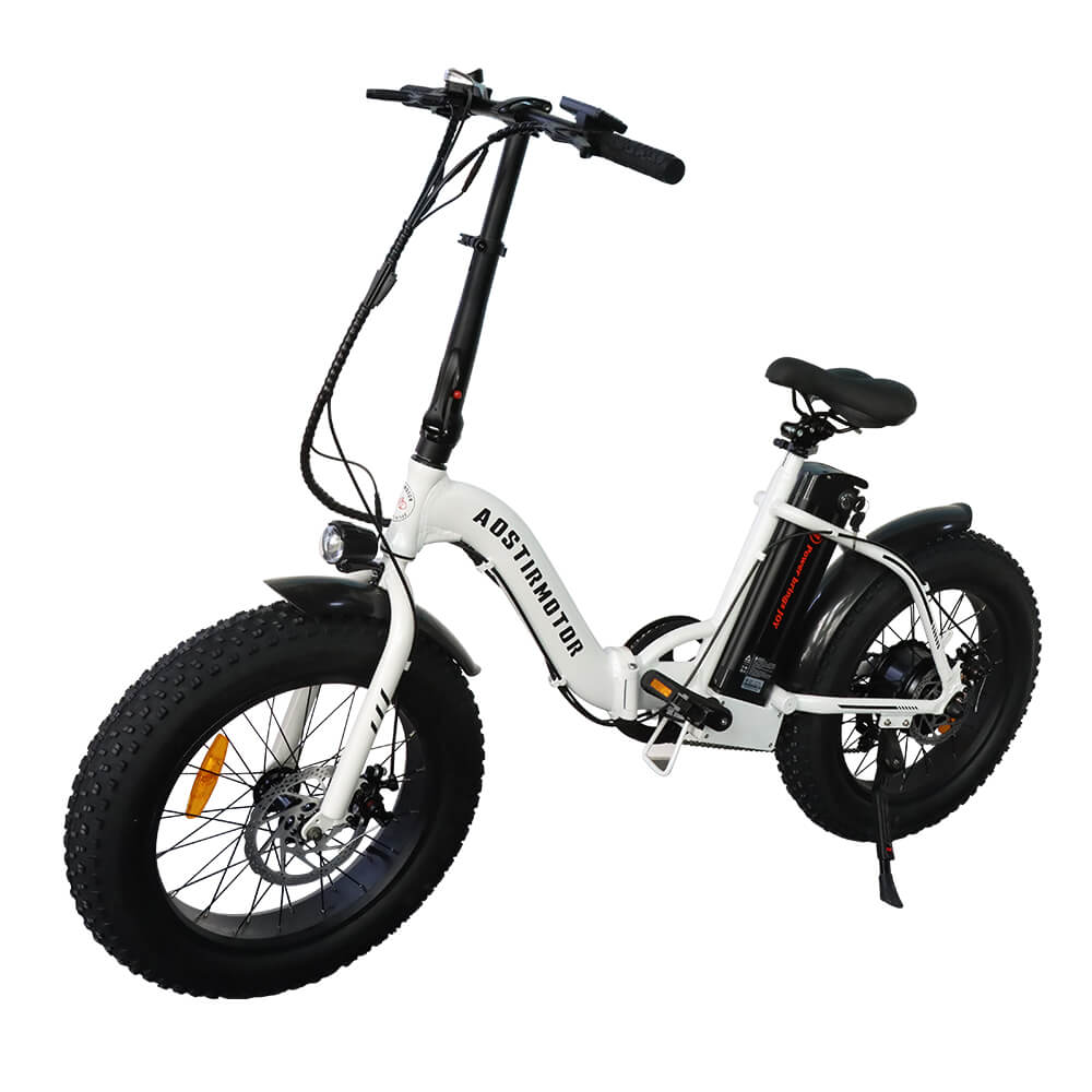 Aostirmotor G20 Folding  Step thru Fat Tire Electric Bike