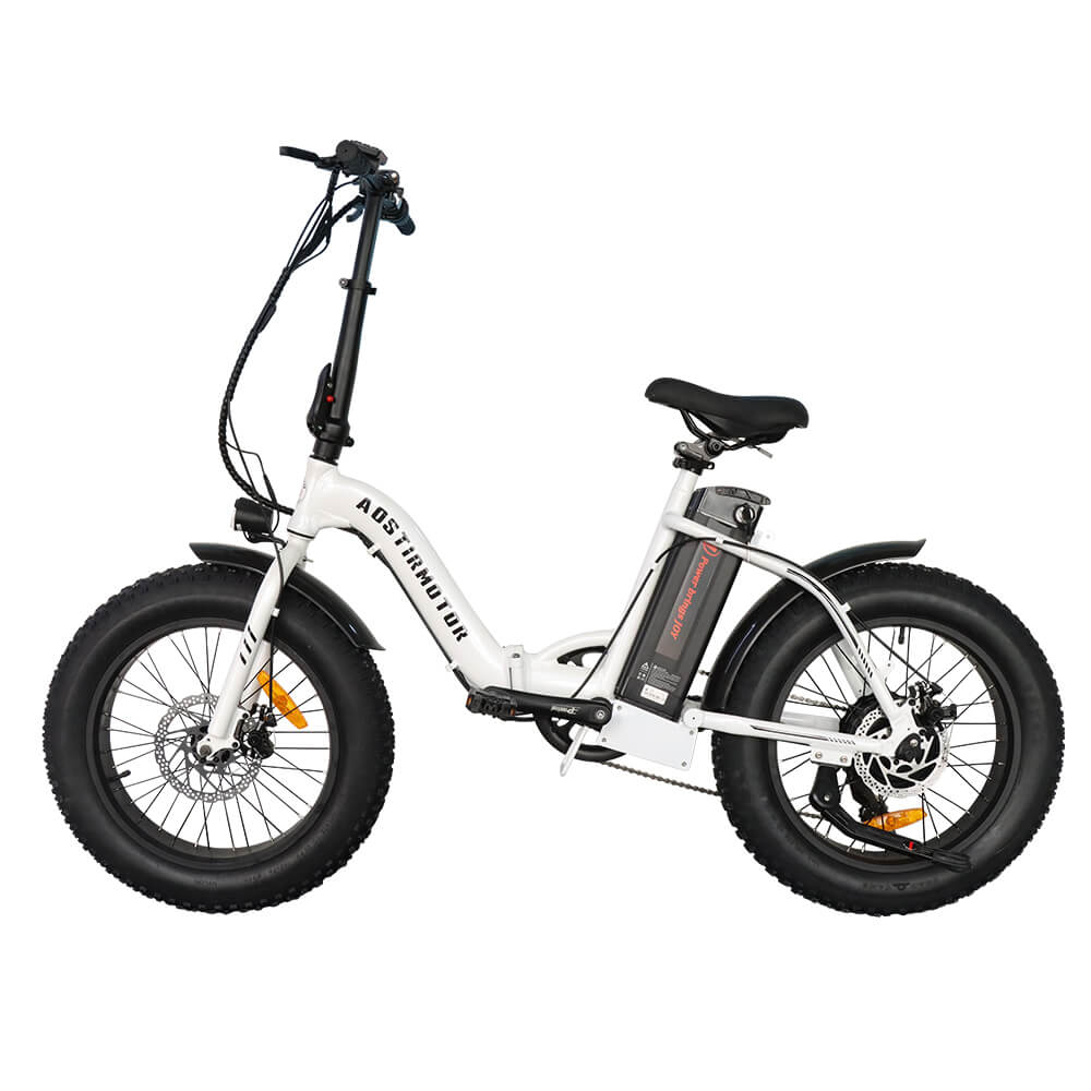 Aostirmotor G20 Folding  Step thru Fat Tire Electric Bike