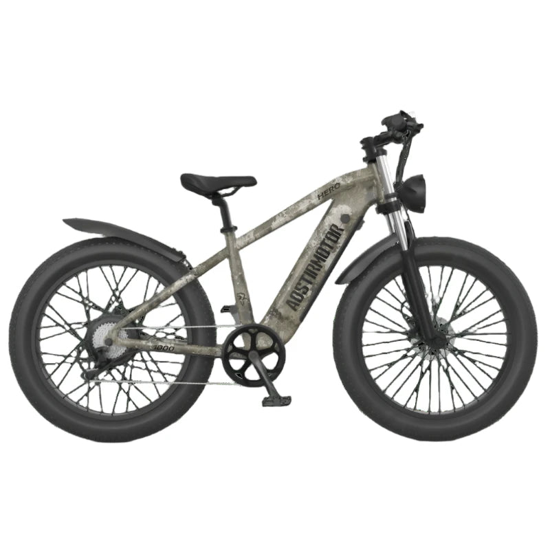 Aostirmotor Hero 1000W 52V Off-Road Fat Tire Electric Bike