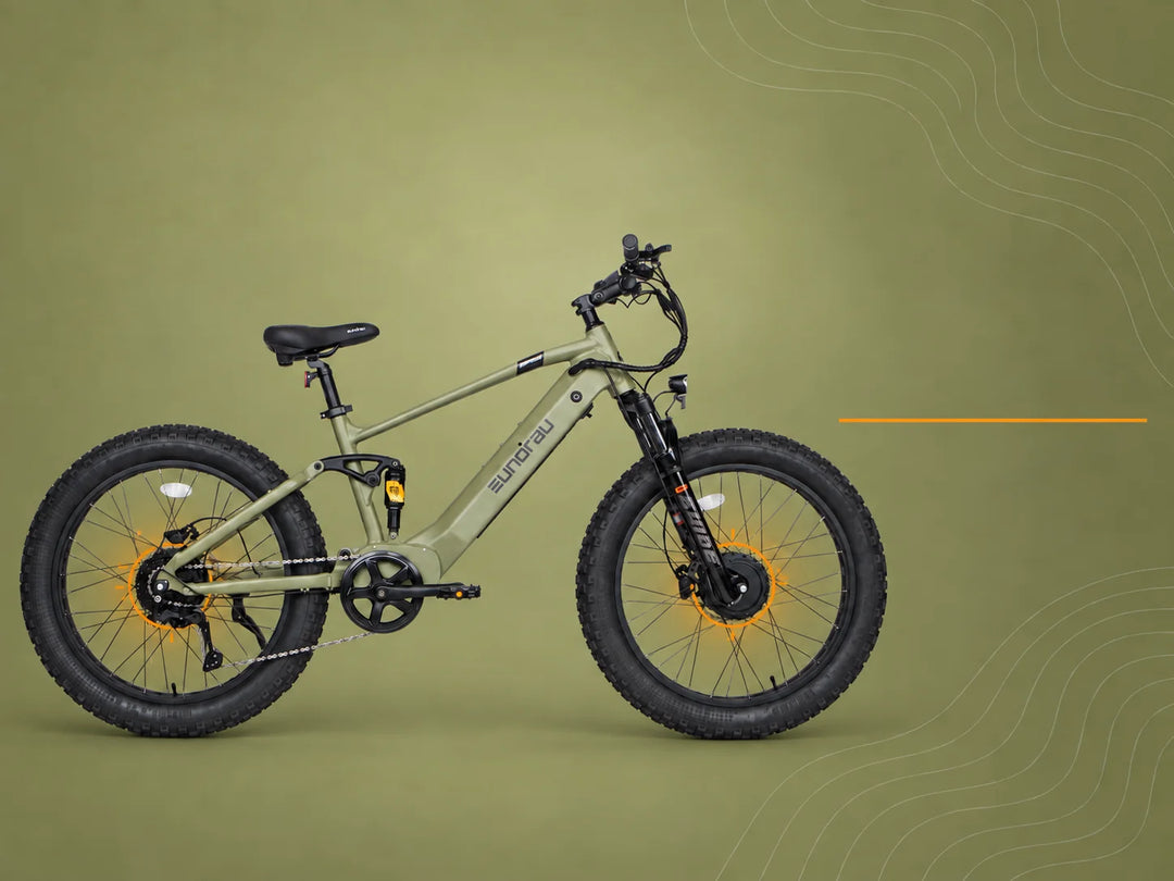 DEFENDER S 2.0/Hunter X6 1500W Dual Motor Fat Tire Electric Bike