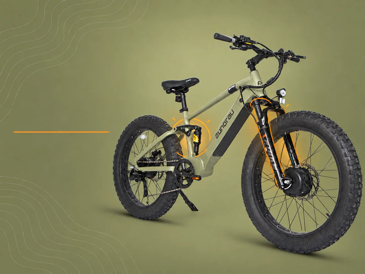 DEFENDER S 2.0/Hunter X6 1500W Dual Motor Fat Tire Electric Bike