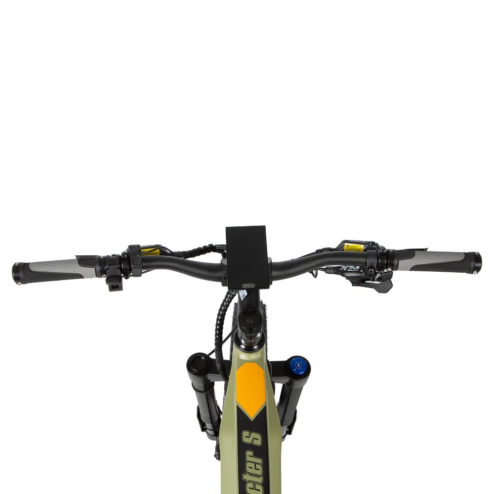 Display for the Specter-S Fat Tire Electric Mountain Bike by Eunorau - High-performance off-road full suspension eBike with Bafang Ultra Mid-Drive Motor, dual battery option, advanced suspension, and rugged 26” fat tires, designed for hunters, adventurers, and trail enthusiasts."