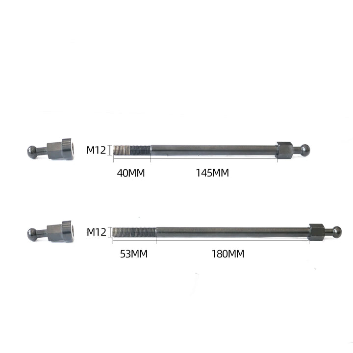 EUNORAU M12 Thru Axle Trailer Hitch Adapter for Mid-motor Ebike