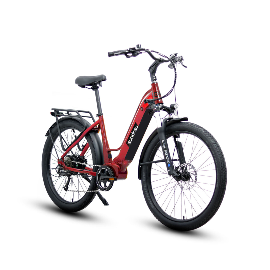 Eunorau Meta275-ST Step-Thru 500W Electric Cruiser w/ Torque Sensor